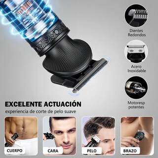 Foto 4 | Rasuradora Eléctrica Cortadora De Pelo Eo Safe Imports Esi-19287 Negro