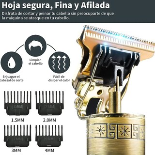 Foto 3 | Xtellar - Rasuradora Profesional De Cabello Y Barba Inalámbrica Con Cuchilla De Cerámica De Titanio
