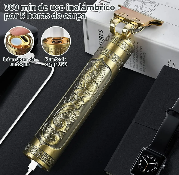 Foto 5 pulgar | Xtellar - Rasuradora Profesional De Cabello Y Barba Inalámbrica Con Cuchilla De Cerámica De Titanio