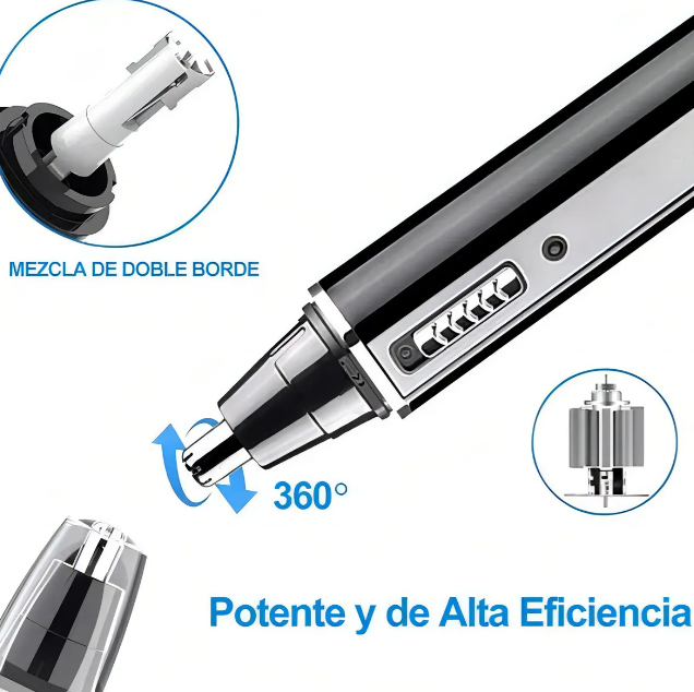 Foto 4 pulgar | Kit Xtellar De Afeitadora Eléctrica 4 En 1 Multifuncional Recargable - Negro Elegante