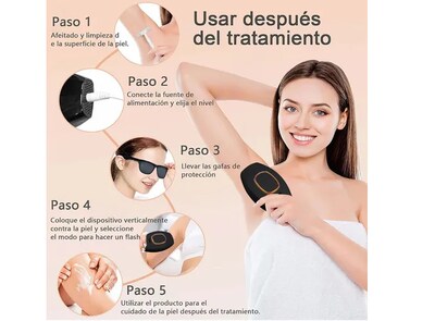 Foto 4 | Xtellar Depiladora Láser De Luz Pulsada Ipl – Transforma Tu Rutina De Belleza Con Depilación Indolora Y Permanente.