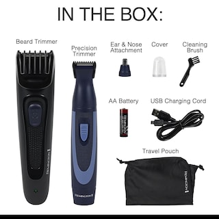 Foto 4 | Kit Recortador De Barba Remington Recargable Con Recortador De Nariz - Venta Internacional.