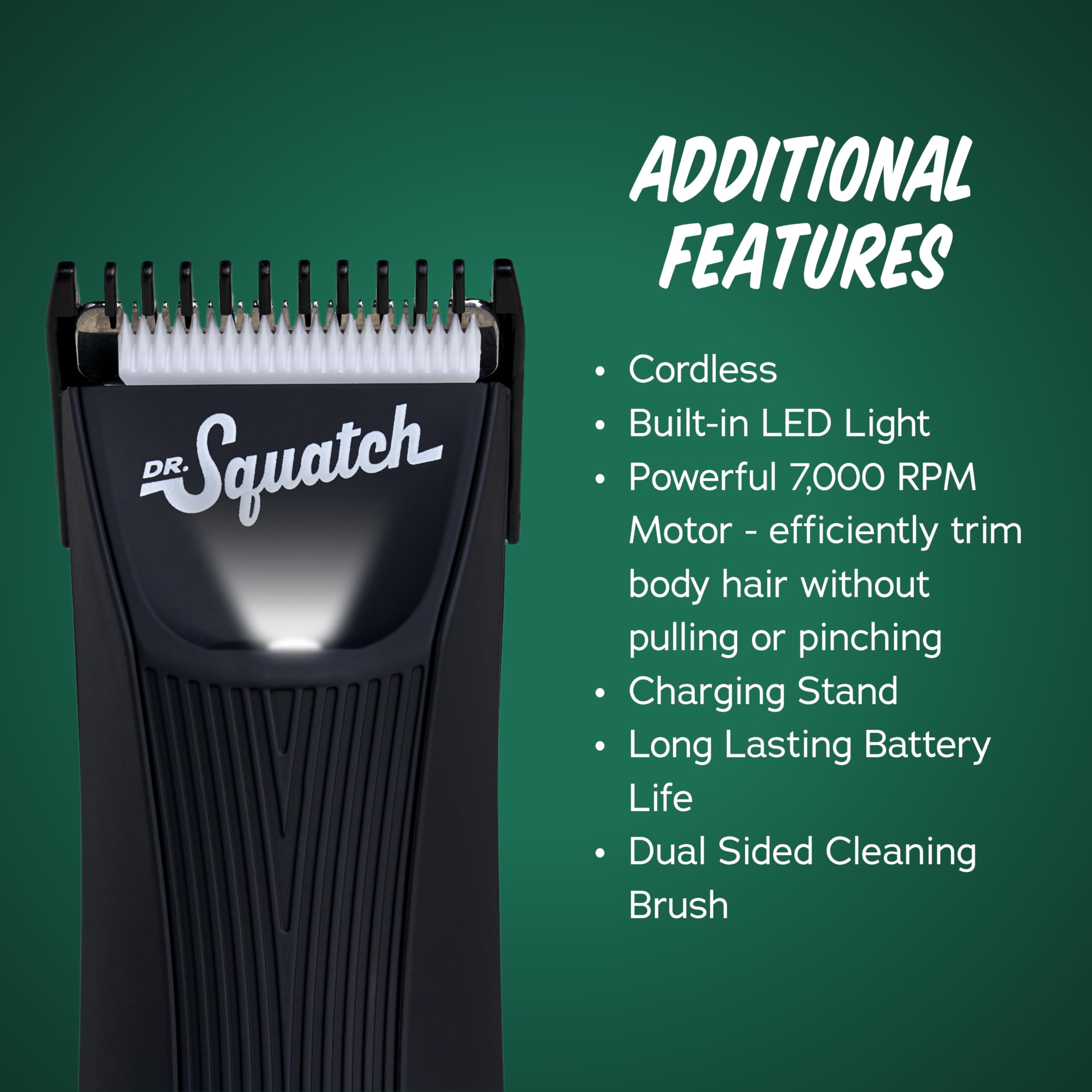 Foto 3 | Recortadora Eléctrica Dr. Squatch Groin Guardian Black - Venta Internacional.
