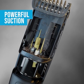 Foto 7 | Recortadora De Barba Bell+howell Vacutrim Deluxe Inalámbrica Negra - Venta Internacional.
