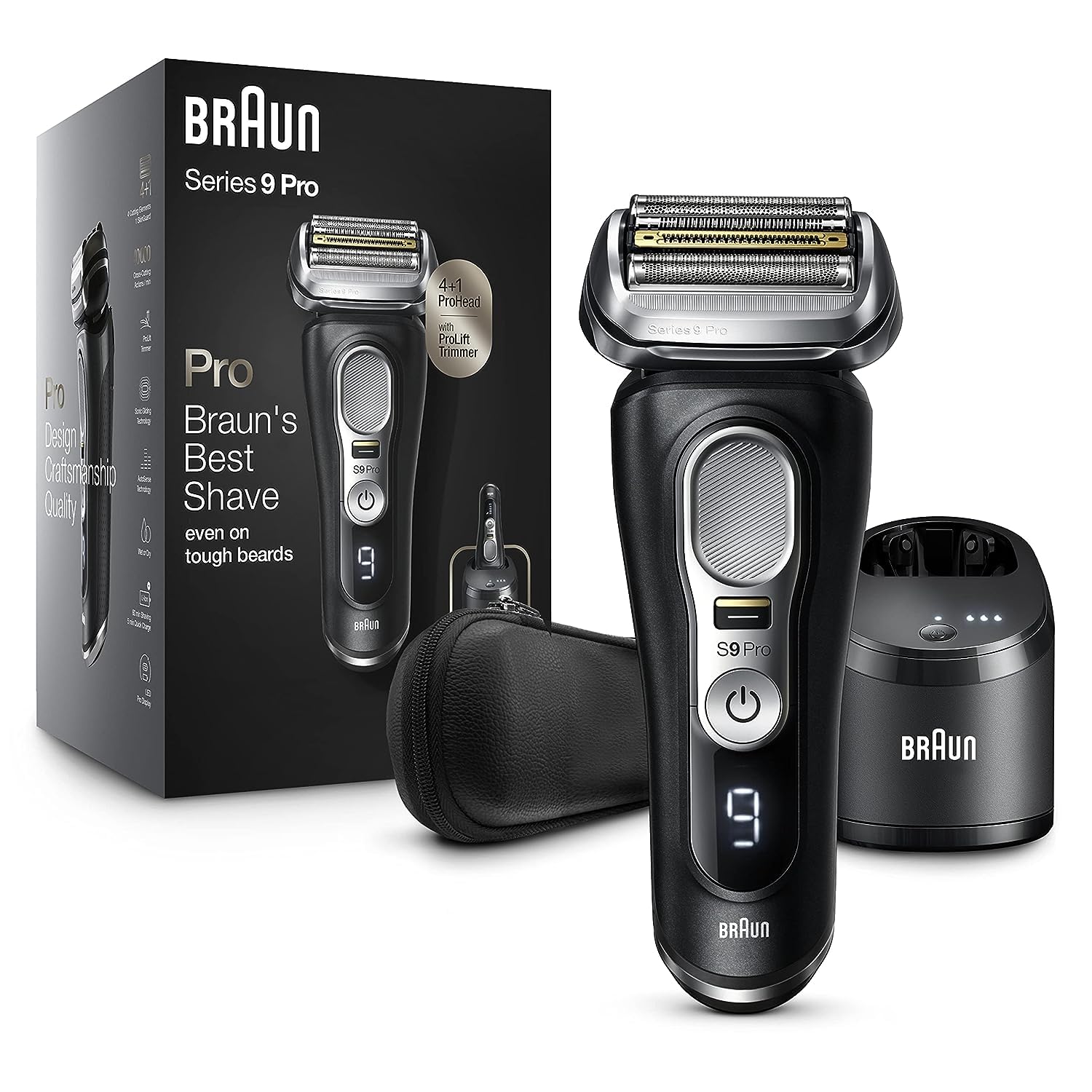 Foto 2 pulgar | Maquinilla De Afeitar Eléctrica Braun Series 9 Pro 9460 Cc Para Hombre Negra - Venta Internacional.