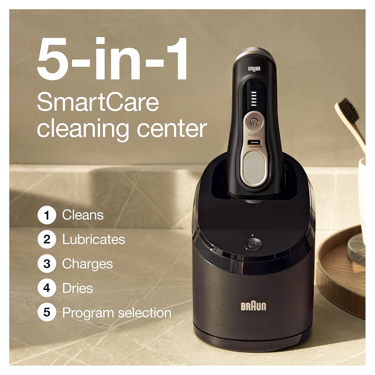 Foto 8 pulgar | Maquinilla De Afeitar Eléctrica Braun Series 9 Pro 9460 Cc Para Hombre Negra - Venta Internacional.