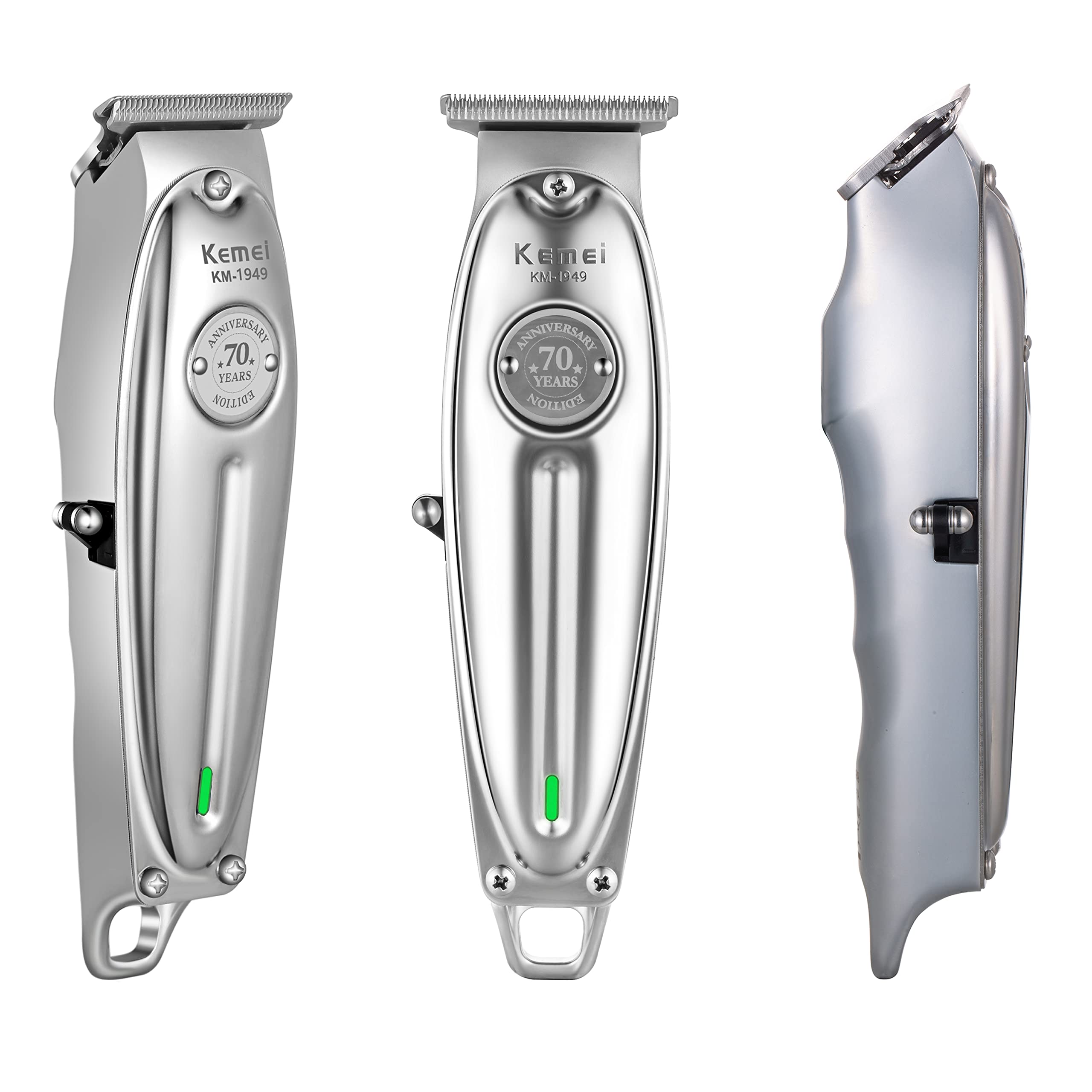 Foto 3 pulgar | Recortadora De Barba Y Pelo Kemei Professional Inalámbrica En T Blade 1949 - Venta Internacional.
