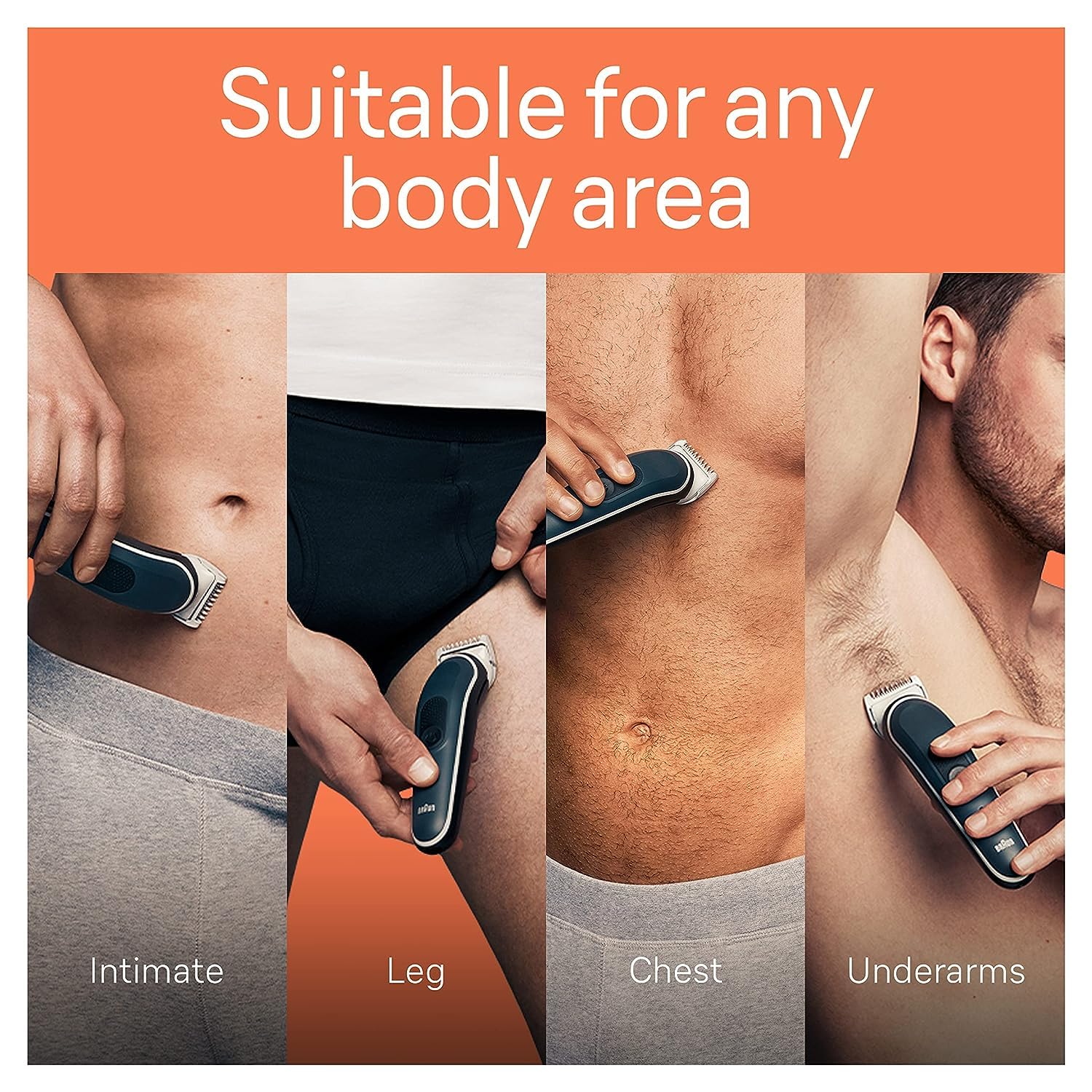 Foto 5 pulgar | Peluquería Corporal Braun Bg5340 Para Hombre Con Tecnología Skinshield - Venta Internacional.