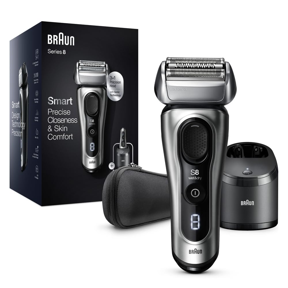 Maquinilla De Afeitar Eléctrica Braun Series 8 8457 Cc Para Hombre Con Recortadora - Venta Internacional.