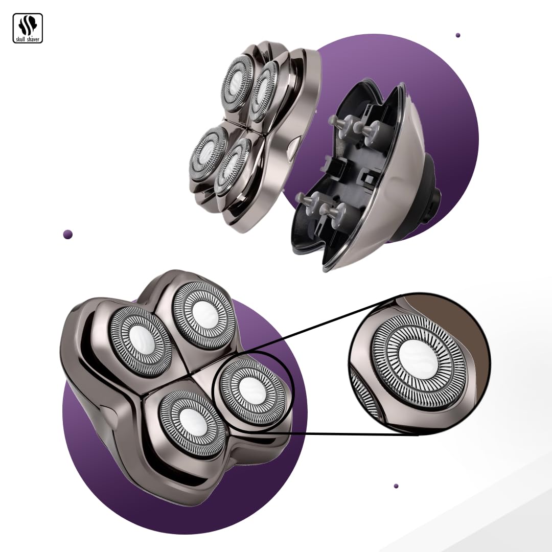 Foto 5 pulgar | Cuchilla De Repuesto Skull Shaver Forte Pro 4 Head Para Pitbull - Venta Internacional.