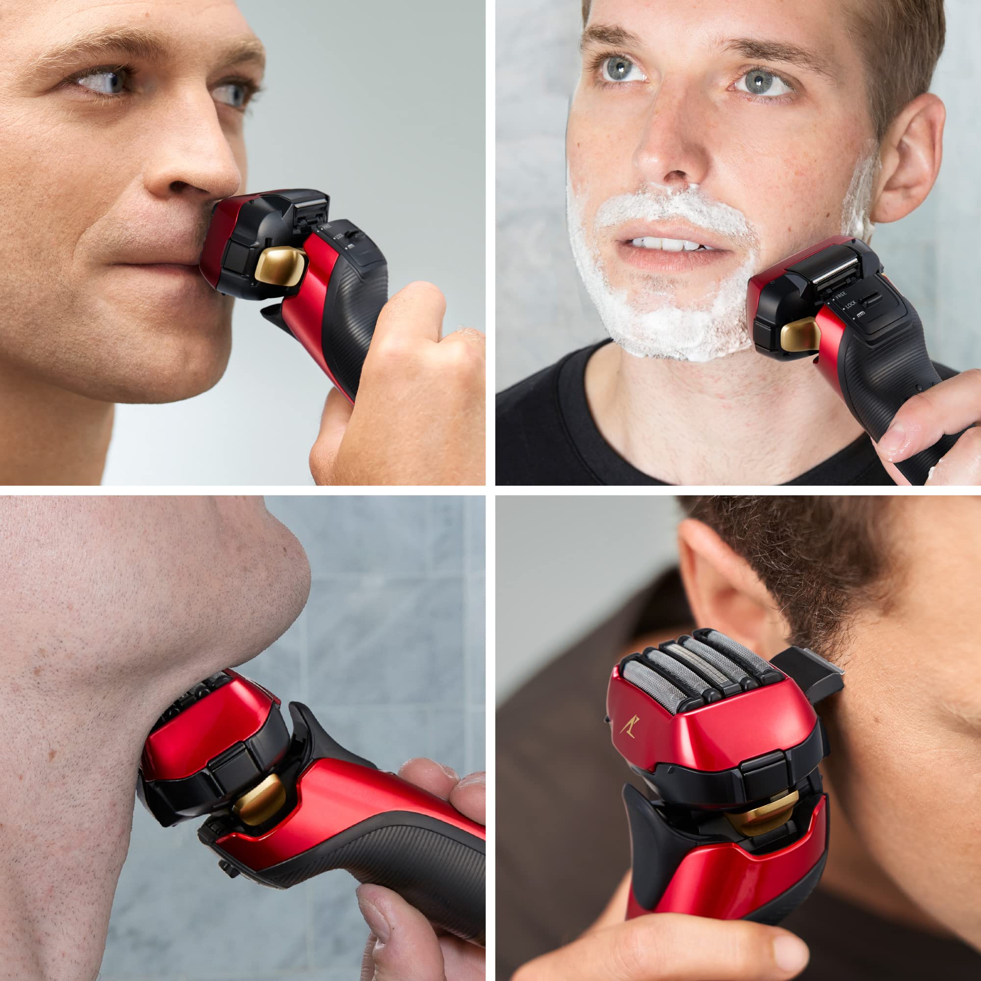 Foto 6 pulgar | Maquinilla De Afeitar Eléctrica Panasonic Arc5 Es-alv6hr Para Hombre Roja - Venta Internacional.