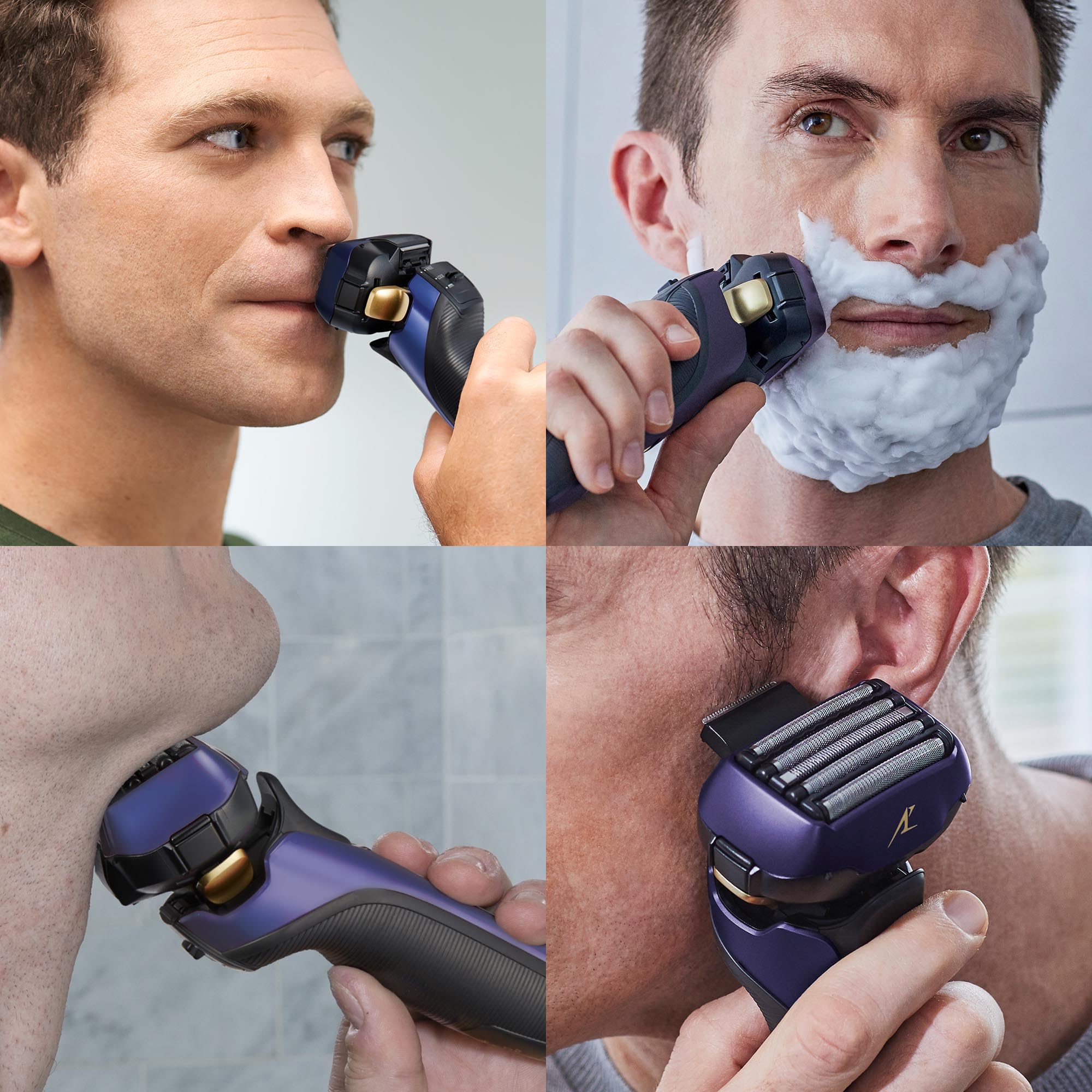 Foto 6 pulgar | Maquinilla De Afeitar Eléctrica Panasonic Arc5 Es-alv6ha Para Hombre Azul Marino - Venta Internacional.