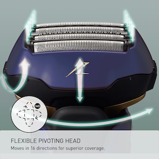 Foto 6 | Maquinilla De Afeitar Eléctrica Panasonic Arc5 Es-alv6ha Para Hombre Azul Marino - Venta Internacional.
