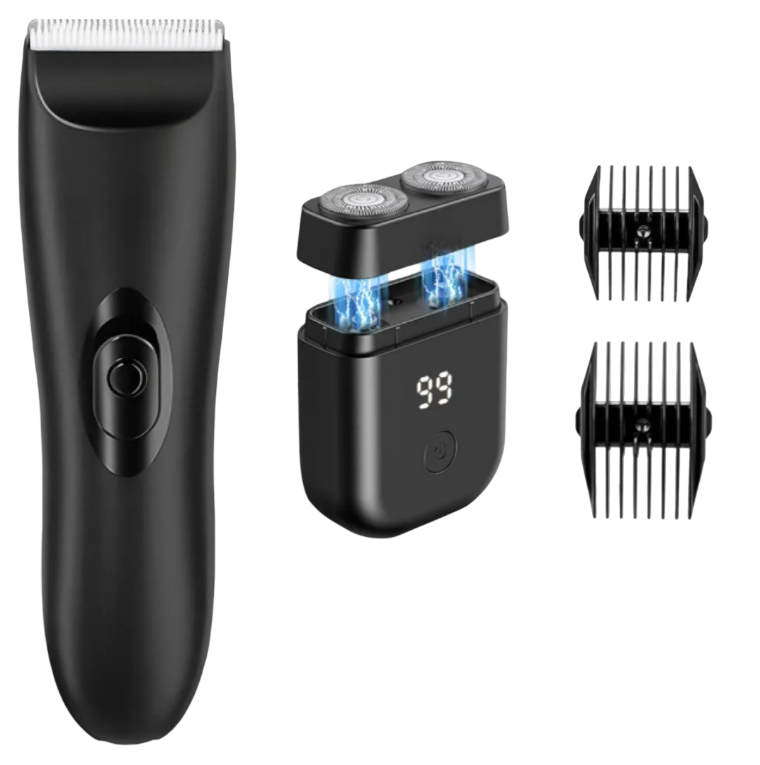 Foto 2 pulgar | Xtellar Rasuradora Eléctrica, Portátil Y Recargable, Con Kit Cortadora De Cabello Para Cuerpo Y Barba