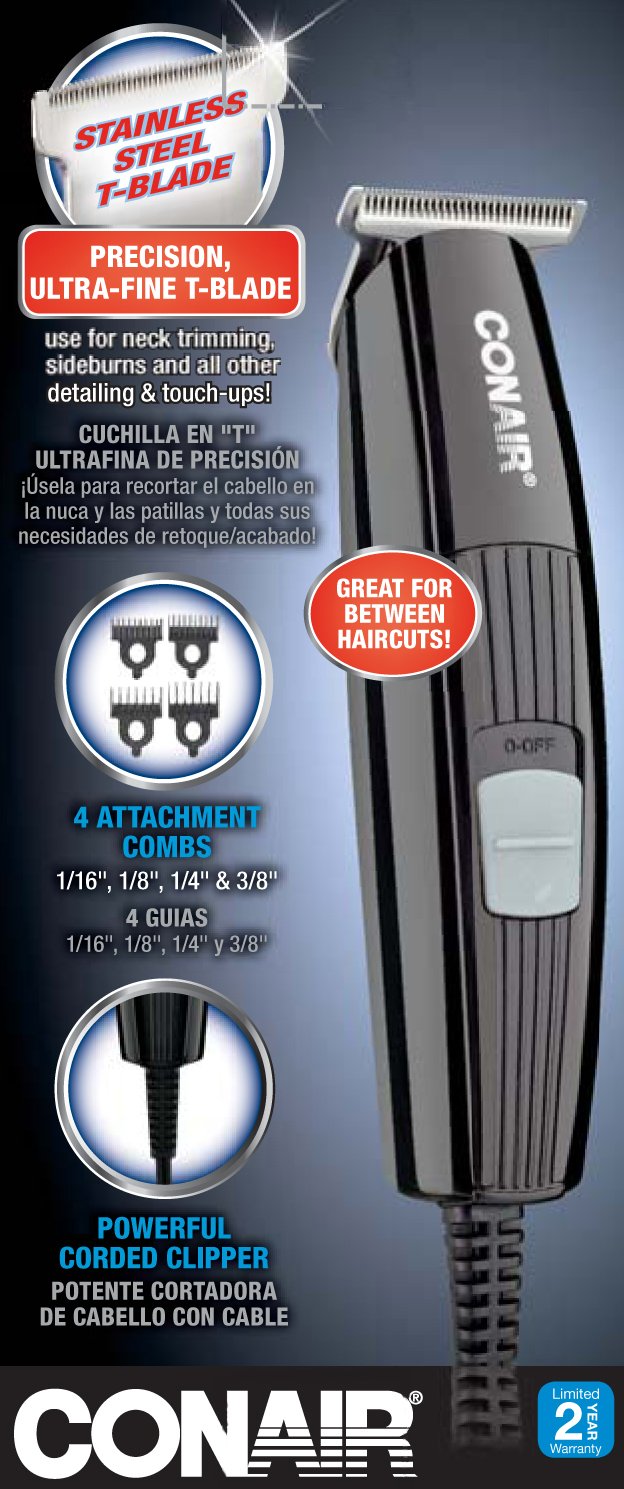 Foto 4 pulgar | Máquina para Cortar Cabello Conair Alámbrica-Venta Internacional