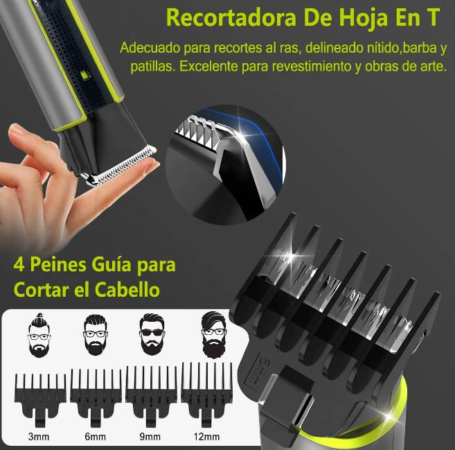 Foto 5 pulgar | Xtellar Kit De Afeitado Multifuncional 4 En 1 Para Hombres Con Afeitadora Eléctrica Versátil Y Elegante Perfect