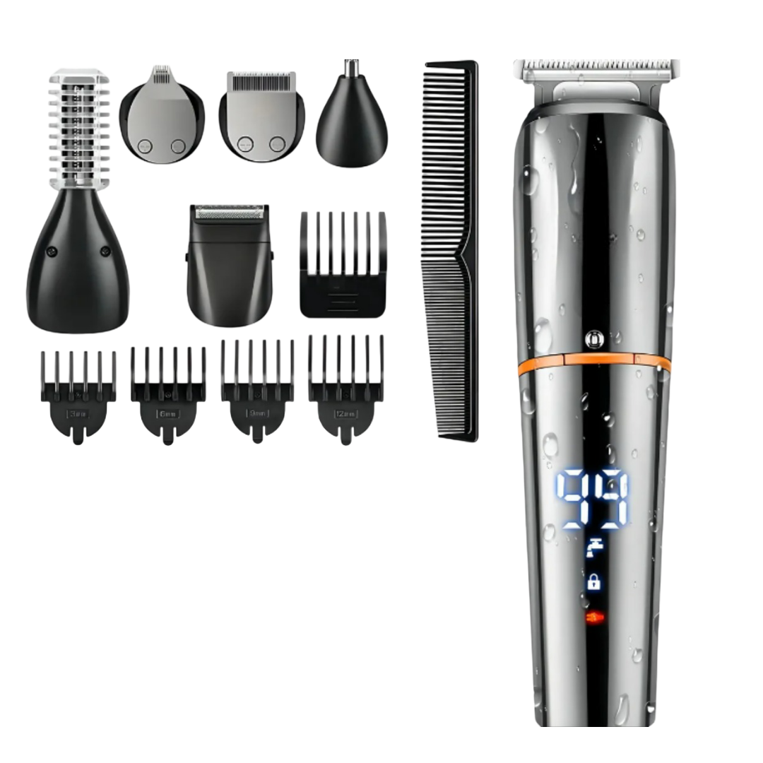 Foto 2 pulgar | Kit Xtellar Rasuradora Eléctrica Multifuncional Para Hombre, Color Plateado - Autonomía Y Precisión Para Un Corte Úni