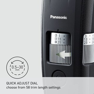 Foto 5 | Recortadora De Barba Panasonic Er-gb96-k, 58 Ajustes De Longitud, Color Negro - Venta Internacional.