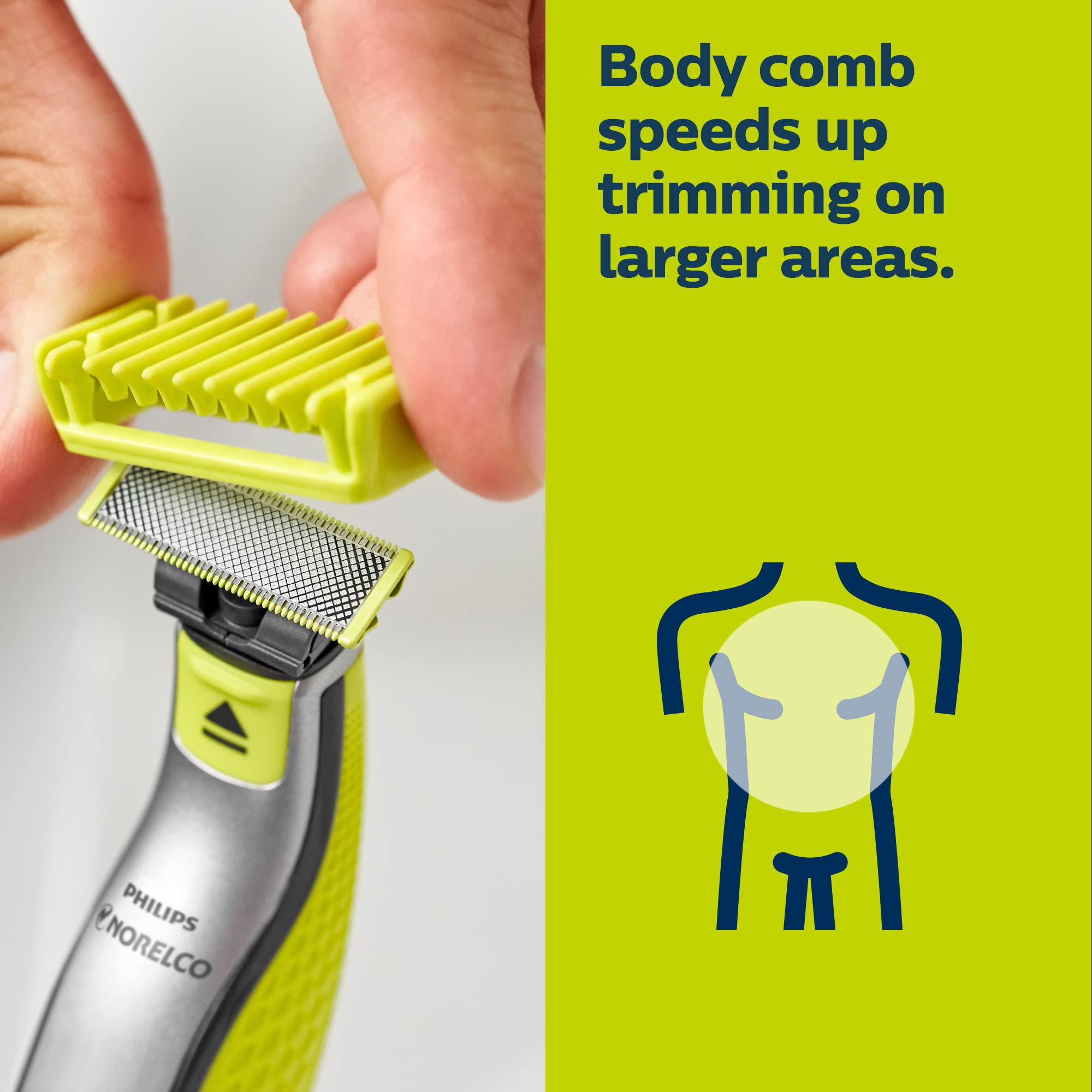 Foto 5 | Recortadora Y Afeitadora Eléctrica Philips Norelco Oneblade Qp2630/70 - Venta Internacional.