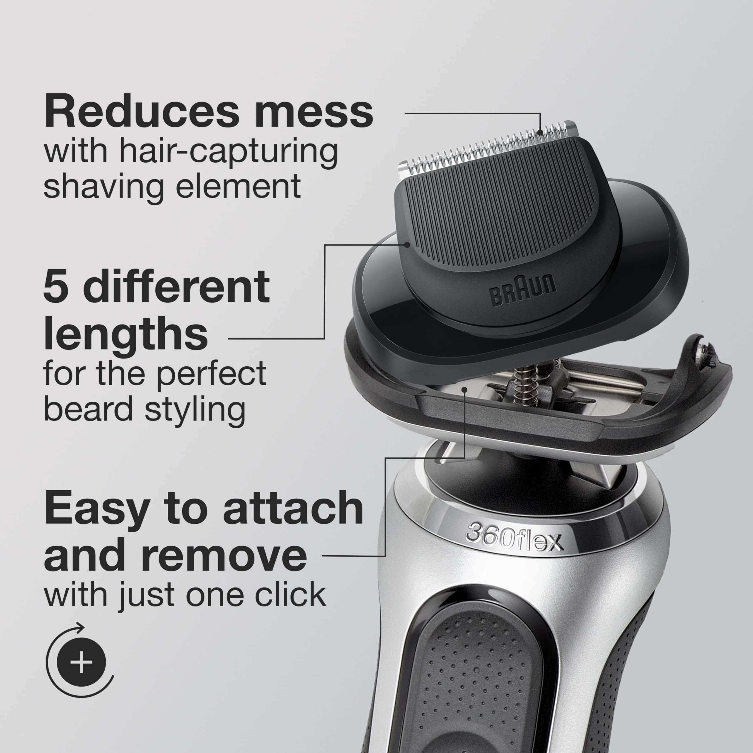 Foto 5 pulgar | Accesorio Recortador De Barba Braun Easyclick Para Las Series 5, 6 Y 7 - Venta Internacional.