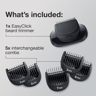 Foto 5 | Accesorio Recortador De Barba Braun Easyclick Para Las Series 5, 6 Y 7 - Venta Internacional.