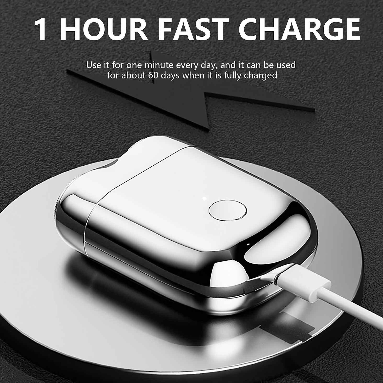 Foto 6 pulgar | Afeitadora Eléctrica Huoguo Usb Recargable Wet & Dry Para Hombre - Venta Internacional.