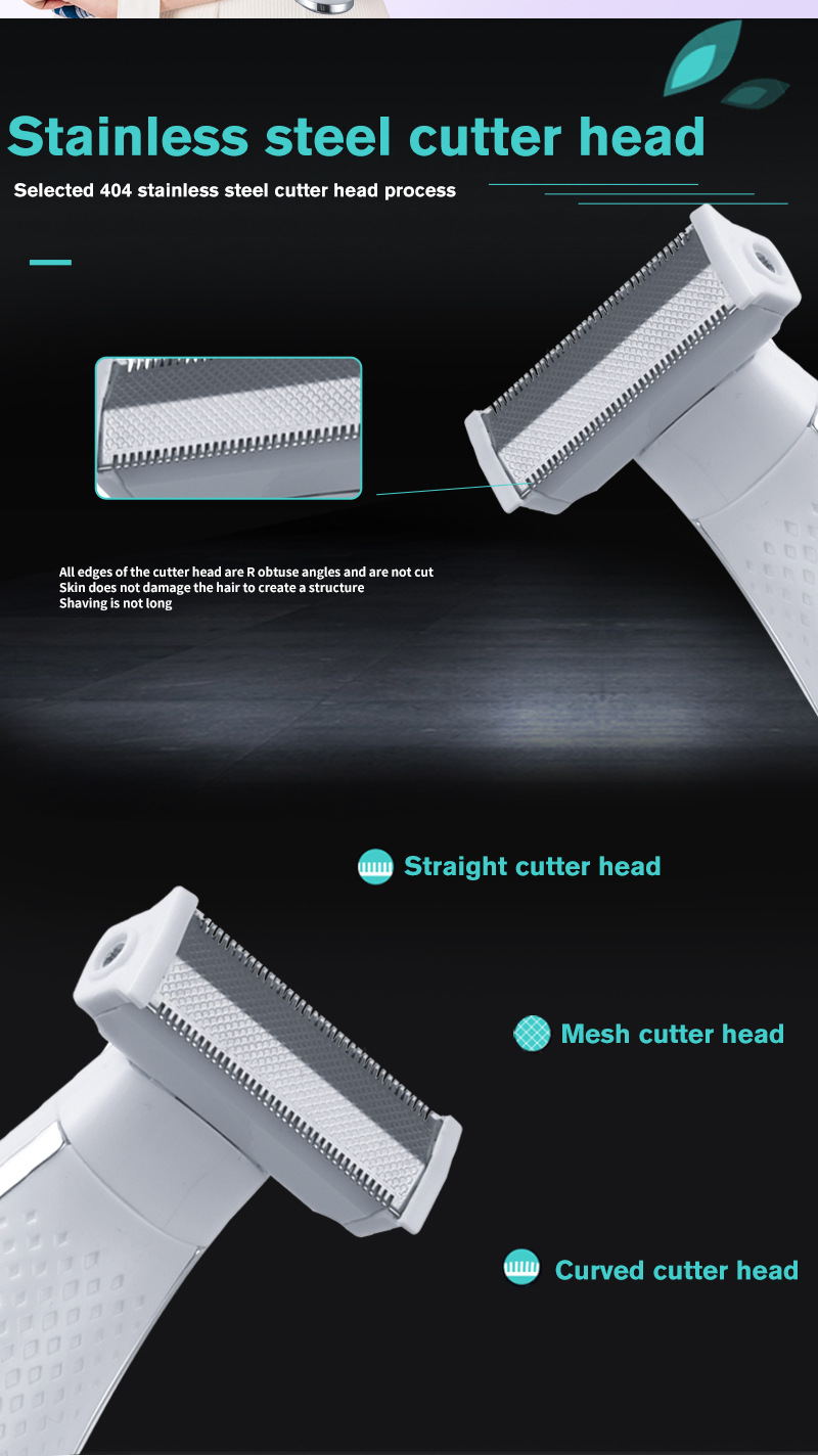 Foto 5 pulgar | Recortadora Eléctrica Para Ingle Y Cuerpo  Recargable Por Usb  Resistente Al Agua - Venta Internacional.