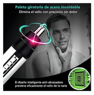 Foto 3 | Cortapelos De Nariz Juego Recortadora Personal Impermeable Color Plata