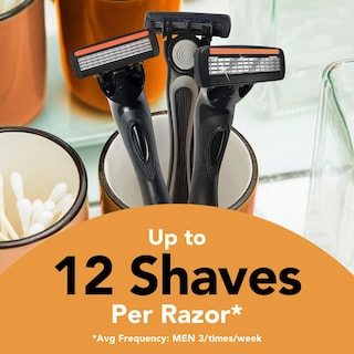 Foto 2 | Razor Bic Flex 4 Recargable Para Hombre + 10 Cartuchos De Recarga - Venta Internacional.