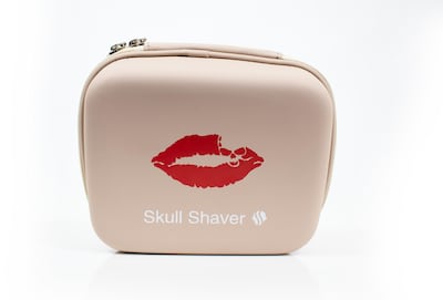 Foto 4 | Estuche De Viaje Skull Shaver Beige Butterfly Kiss Maquinilla De Afeitar Eléctrica - Venta Internacional.