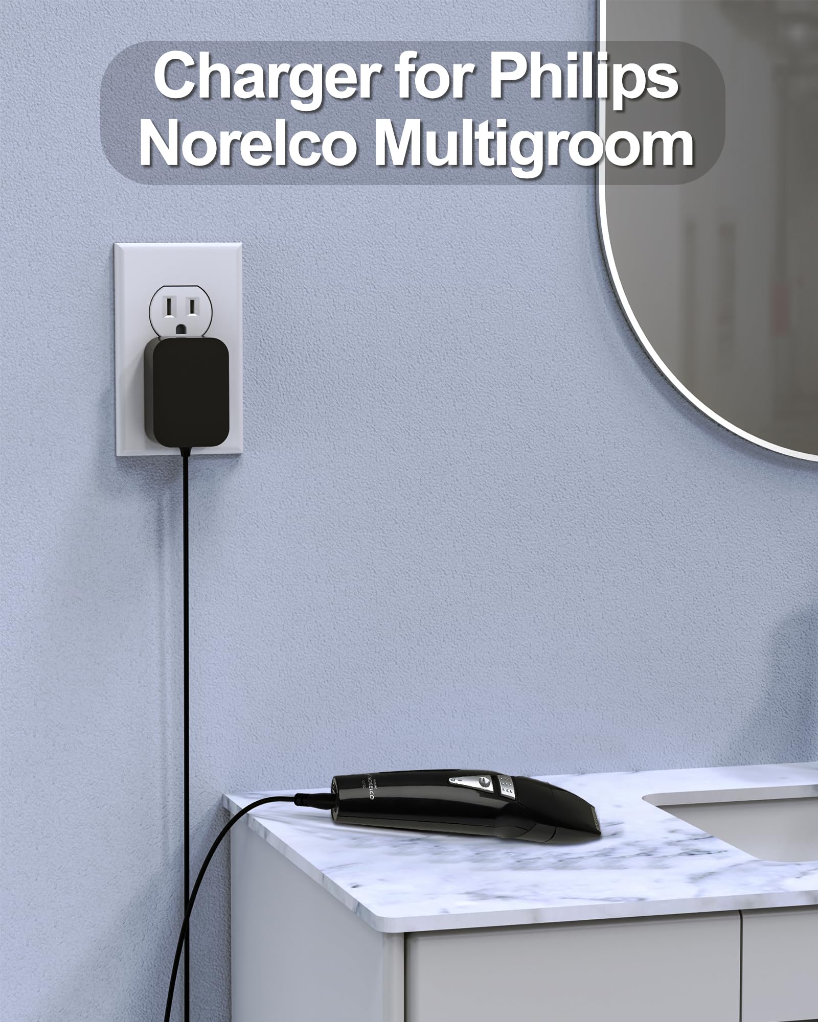 Foto 3 | Cargador De Repuesto 1 6 V 80 Ma Para Philips Norelco G370 G380 - Venta Internacional.