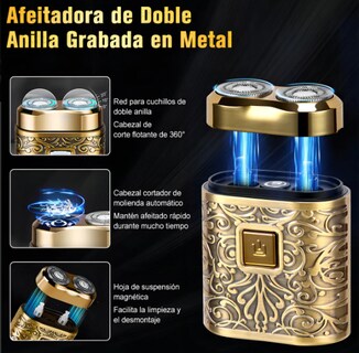 Foto 4 | Rasuradora Inalámbrica Recargable Kit Cortadora Profesional