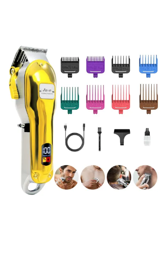 Foto 1 | Maquina Para Cortar Cabello Profesional Cortadora De Cabello Inalámbrica Perfiladora De Pelo