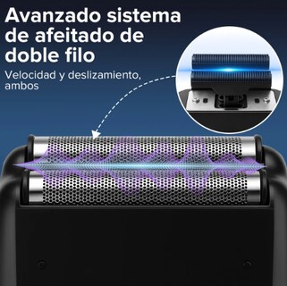 Foto 3 | Rasuradora Eléctrica Hombre Recargable - Afeitado Rápido Portátil Para Viajes Larga Duración De Batería