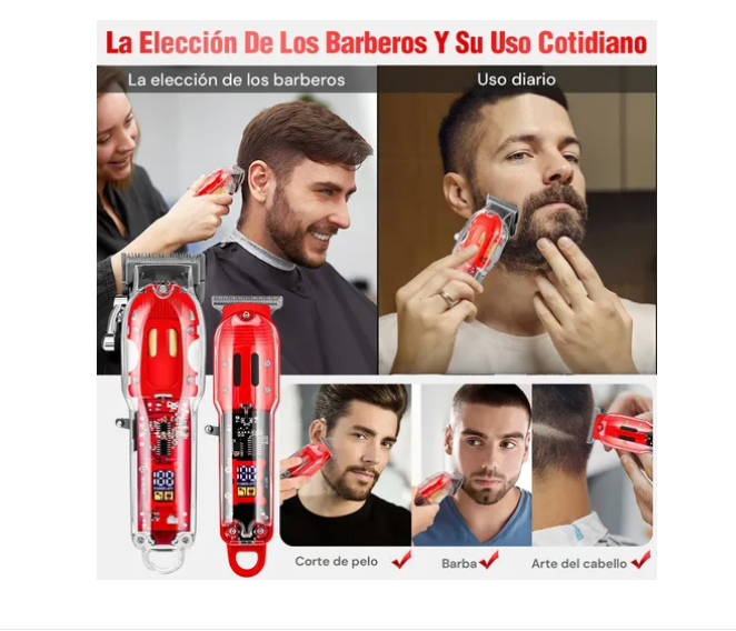 Foto 3 pulgar | Cortadora De Pelo Profesional Máquina Para Cortar Cabello