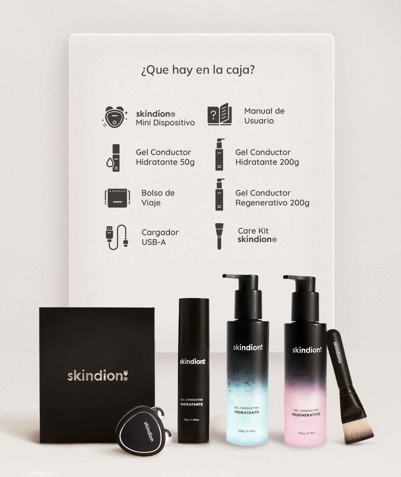 Foto 3 pulgar | Skindion Beauty Kit: Tonificante Y Rejuvenecedor Facial