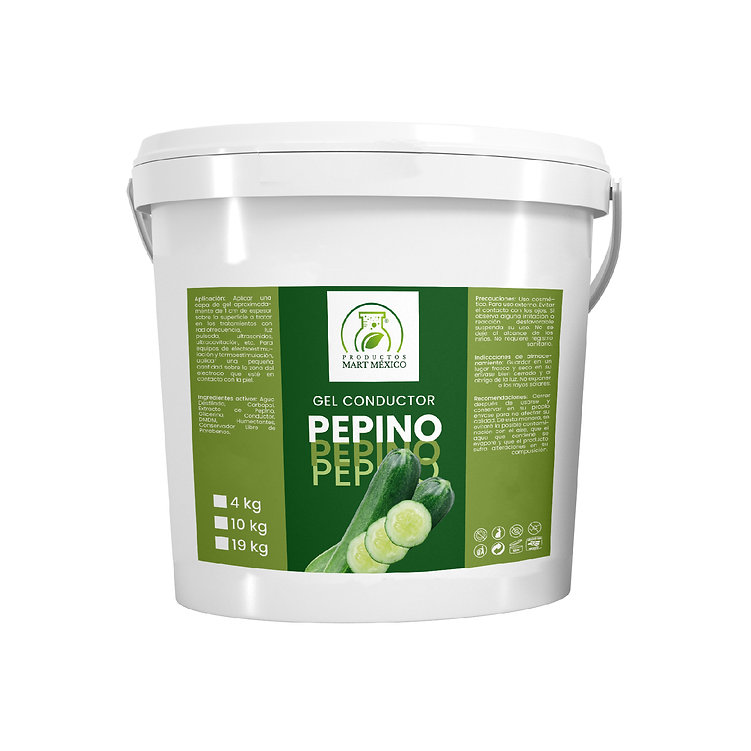 Gel Conductor De Pepino Aparatología Nutritiva - Frescura
Productos Mart México 4 Kilos