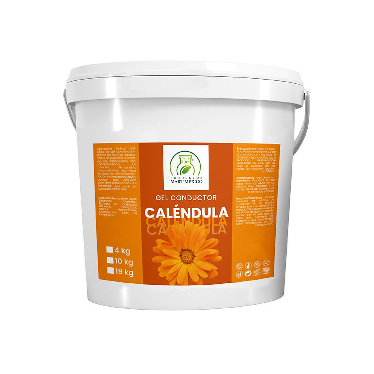 Gel Conductor De Caléndula Aparatología Calma - Relaja
Productos Mart México 4 Kilos