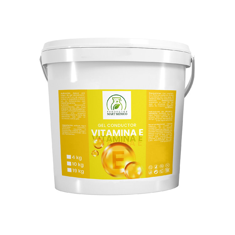 Gel Conductor Con Vitamina E Para Aparatología Suaviza
Productos Mart México 4 Kilos