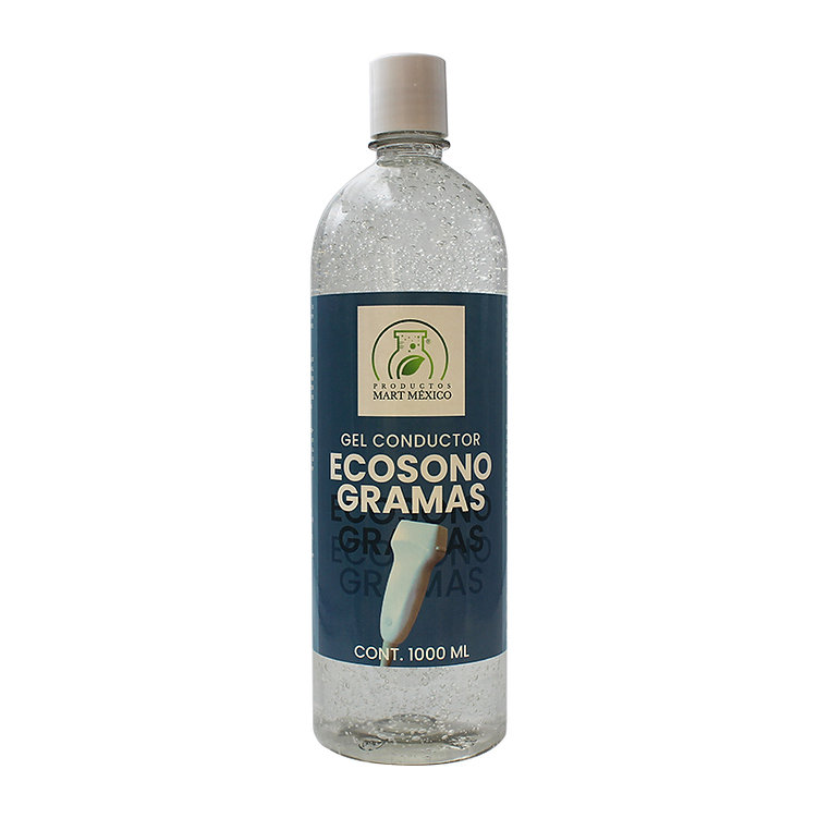 Gel Corporal Ecosonogramas  Fortalece - Hipoalergenico 
Productos Mart México 1 Litro