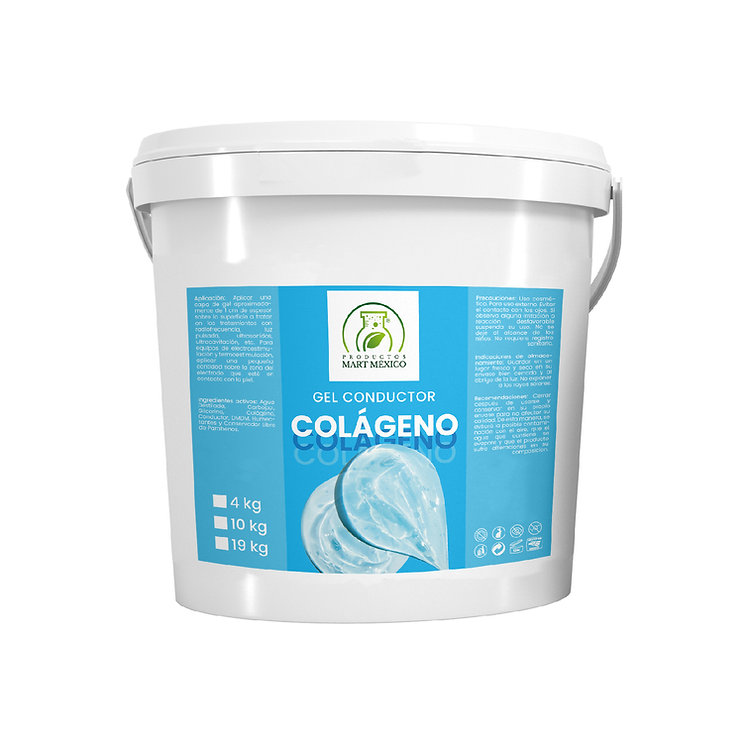 Gel Conductor Con Colágeno Para Aparatología Estimula
Productos Mart México 4 Kilos