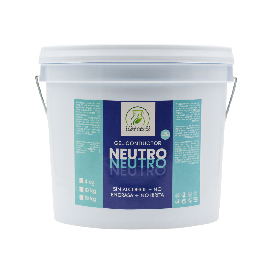 Gel Conductor Neutro Hidrata - Hipoalergenico
Productos Mart México 4 Kilos