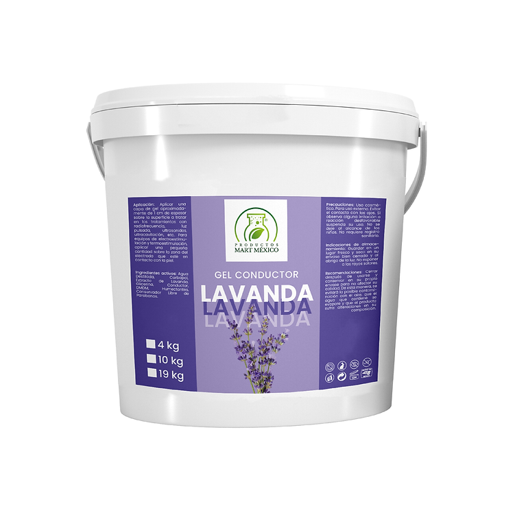 Gel Conductor De Lavanda Aparatologia Relaja - Hidrata
Productos Mart México 4 Kilos