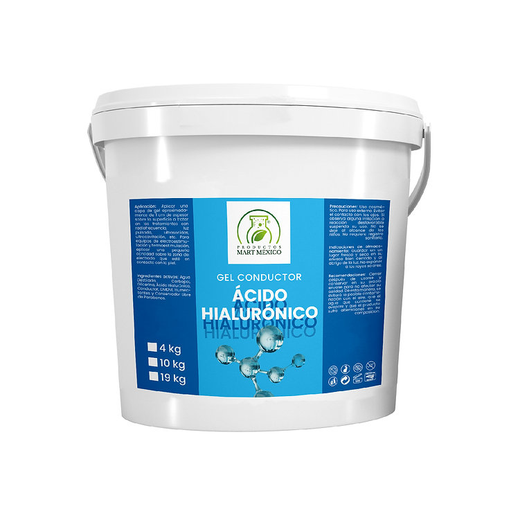 Gel Conductor Con Ácido Hialurónico Aparatología Repara
Productos Mart México 4 Kilos