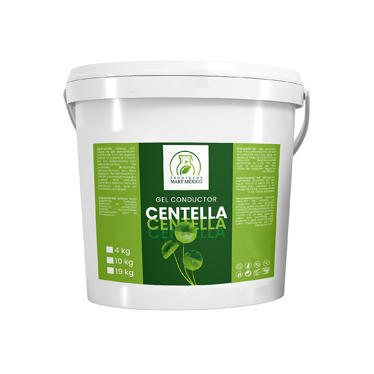 Gel Conducto De Centella Aparatología Estimula - Regenera
Productos Mart México 4 Kilos