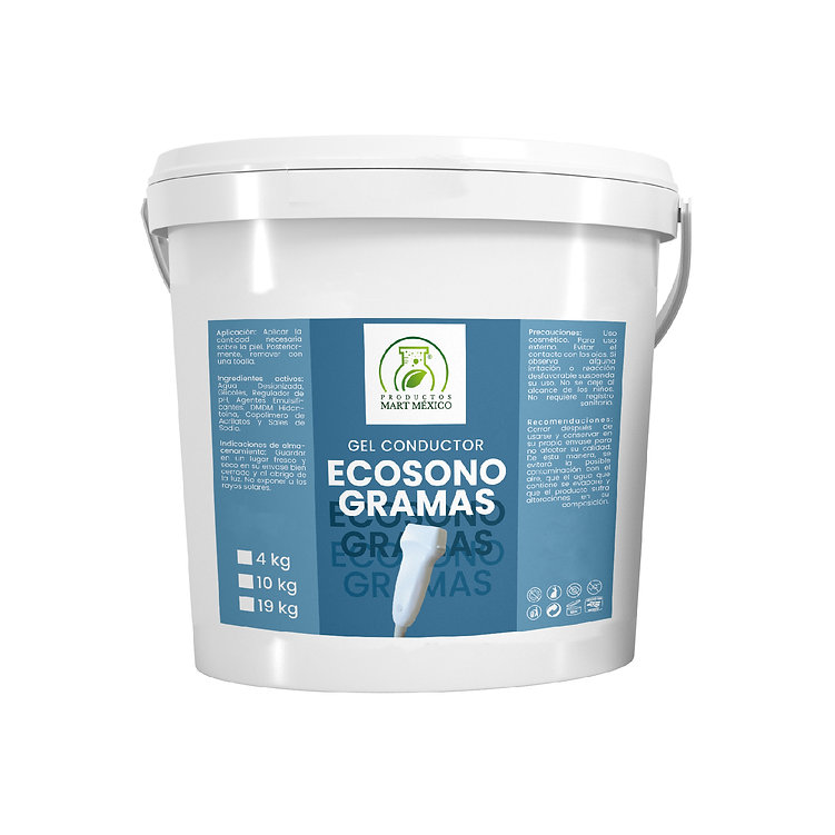 Foto 2 pulgar | Gel Corporal Ecosonogramas  Fortalece - Hipoalergenico 
Productos Mart México 1 Litro