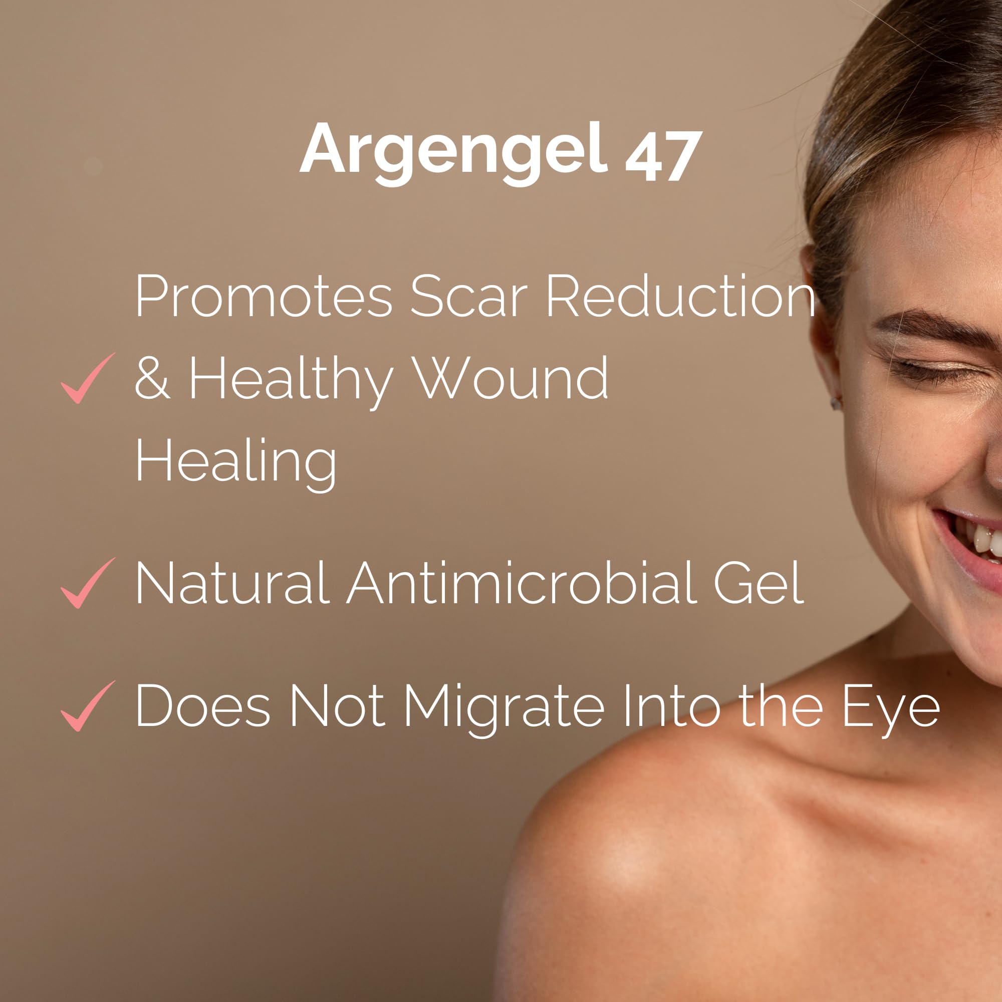 Foto 3 | Gel Para Cicatrices Brazzomd Argengel 47 Con Ácido Hialurónico 30 Ml - Venta Internacional.