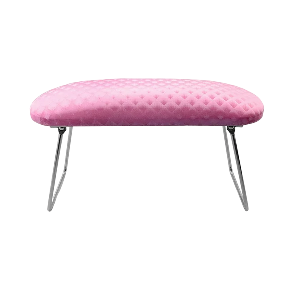 Foto 2 pulgar | Almohada De Manicura Con Reposabrazos Para Uñas Con Soporte Rosa