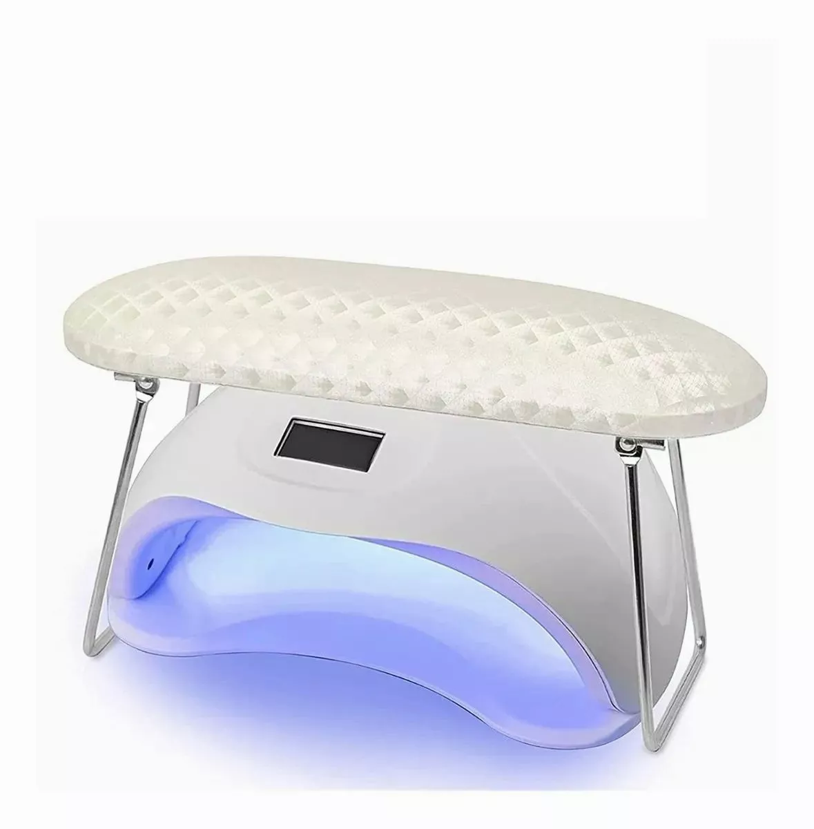 Foto 8 pulgar | Almohada De Manicura Con Reposabrazos Para Uñas Con Soporte Blanco