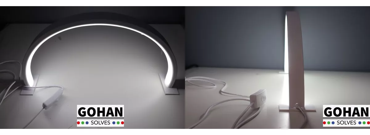 Foto 4 pulgar | Lampara P/ Iluminar Uñas Esmalte Medio Arco Artistas Luz Led